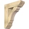 Ekena Millwork Olympic Slat Rough Sawn Bracket w/ Offset Brace, Douglas Fir, 8"W x 26"D x 30"H BKT0806X26X30OLY06RDF - alternate 1